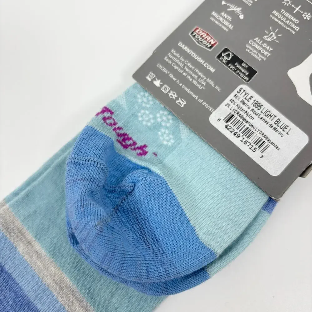 NEW Darn Tough Womens Socks Large Merino Wool Snow Ski Over The Calf Lightweight